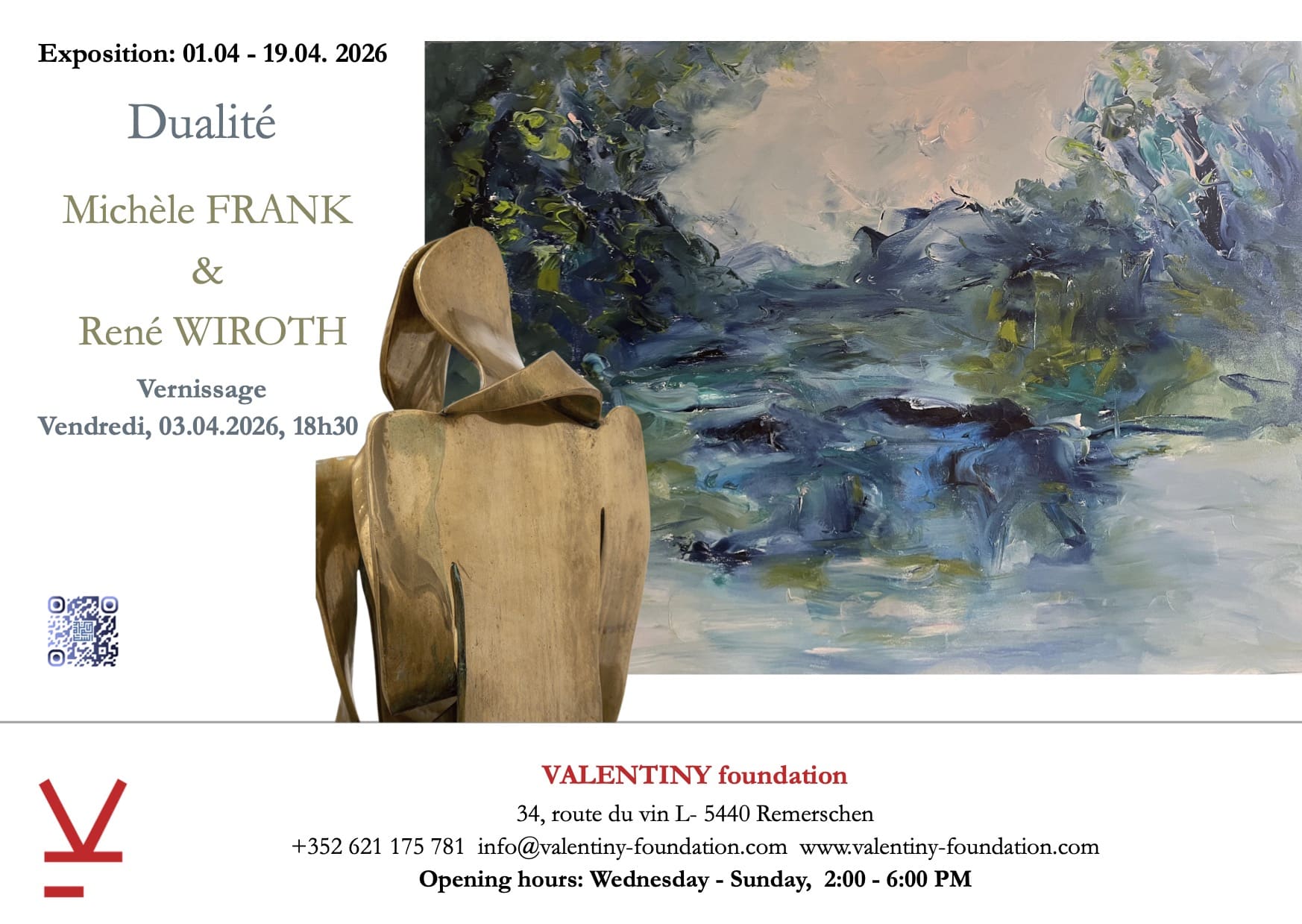 Remerschen - Michèle Frank et René Wiroth - Dualité